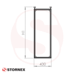 ENPM Zijkant Gelijk D400 - Afbeelding 2