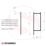 ENPM Zijkant Ongelijk D400 - Afbeelding 2