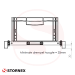 ENVM-1200-400 Drempelhoogte